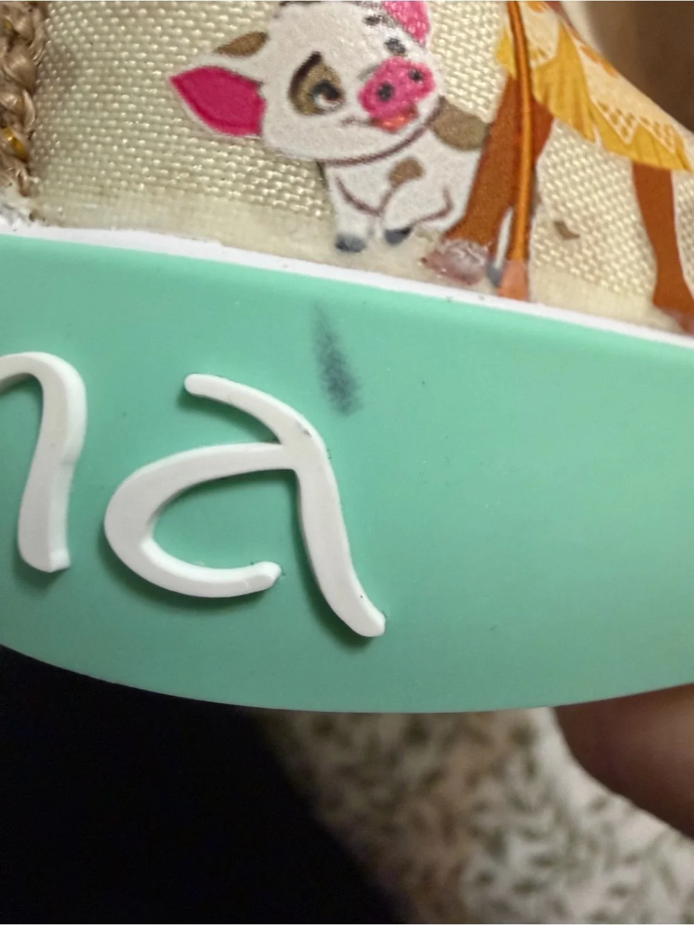 Moana high top shoes girls